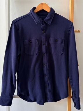 Men’s J. Crew Navy Long-Sleeve Button-Down Shirt